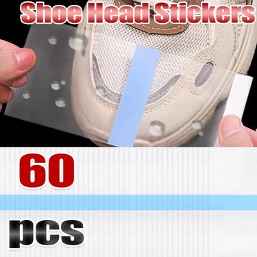 Waterproof Shoe Toe Protectors – Transparent & Dirt-Proof Stickers